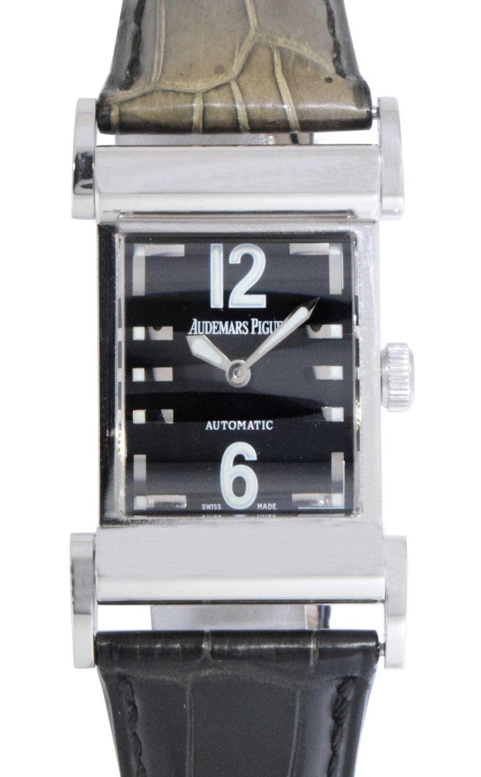 Audemars Piguet 18k WG Canapé Black Dial Automatic Watch + 15091BC.OO.D002CR.02 Audemars Piguet 18k WG Canapé Black Dial Automatic Watch + 15091BC.OO.D002CR.02