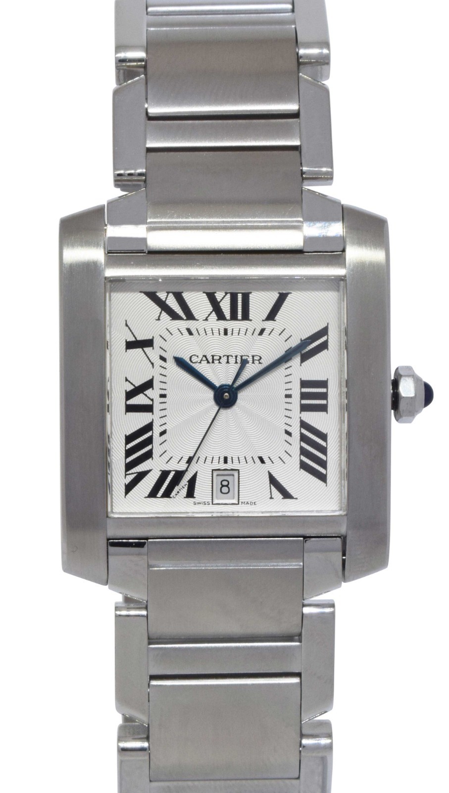 Cartier Tank Francaise Large Stainless Steel Automatic Watch 2302 Cartier Tank Francaise Large Stainless Steel Automatic Watch 2302