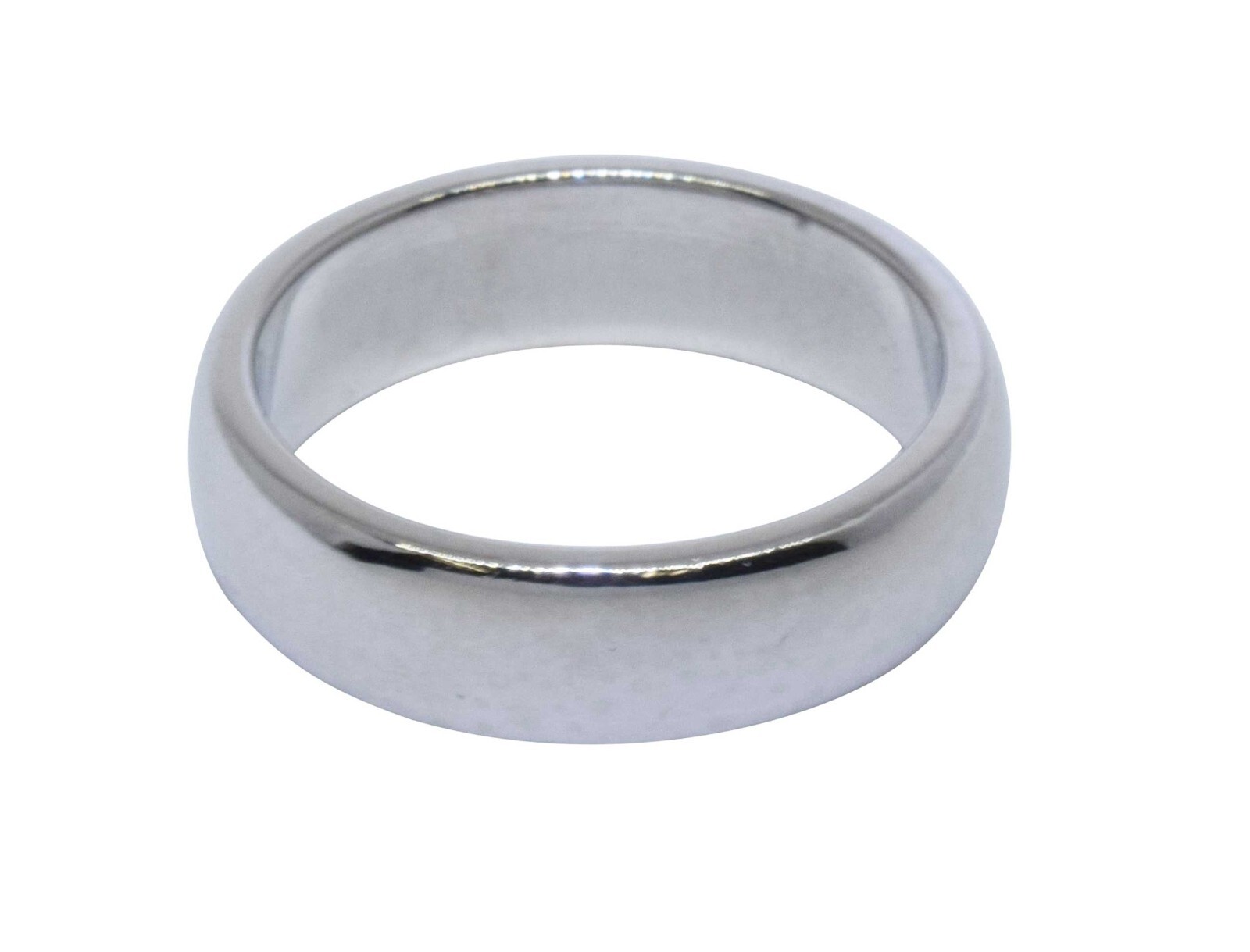 Tiffany & Co. Platinum 6mm Wedding Band Ring Size 7.75