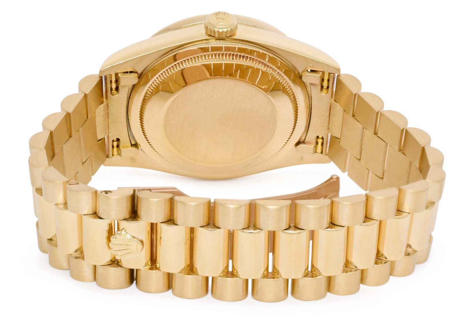 Rolex Day-Date President 18k Yellow Gold Diamond/Ruby Dial 36mm Watch R 18238