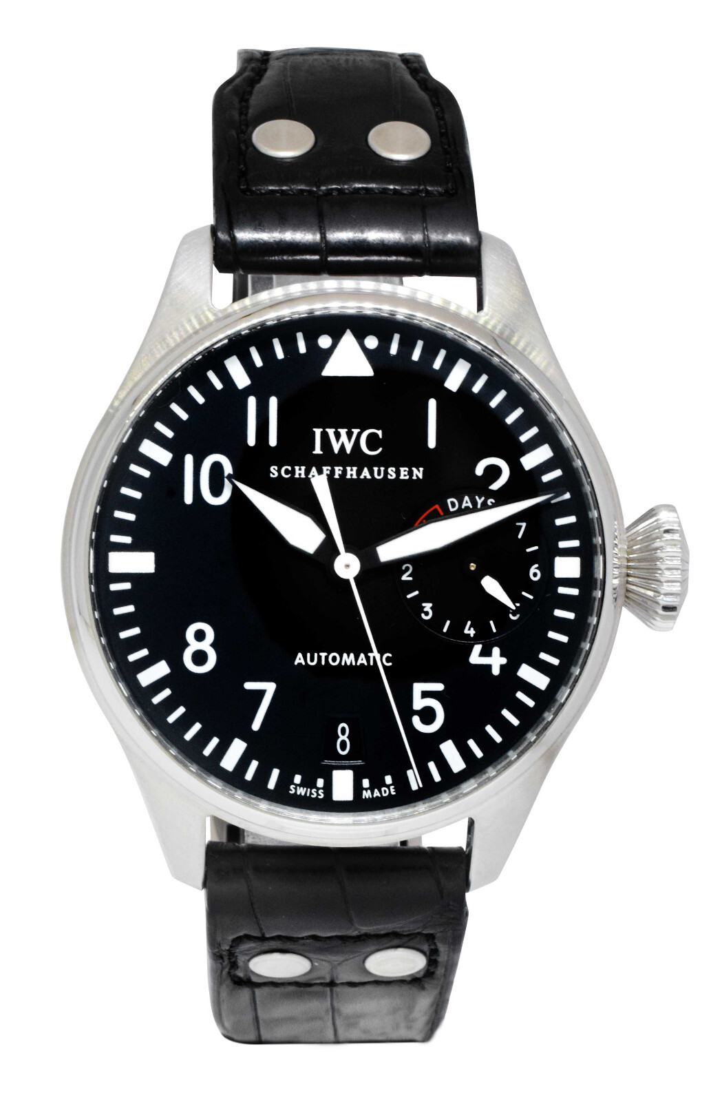 IWC Big Pilot 5004 Steel 7 Day Power Reserve Mens 46mm Automatic Watch IW500401