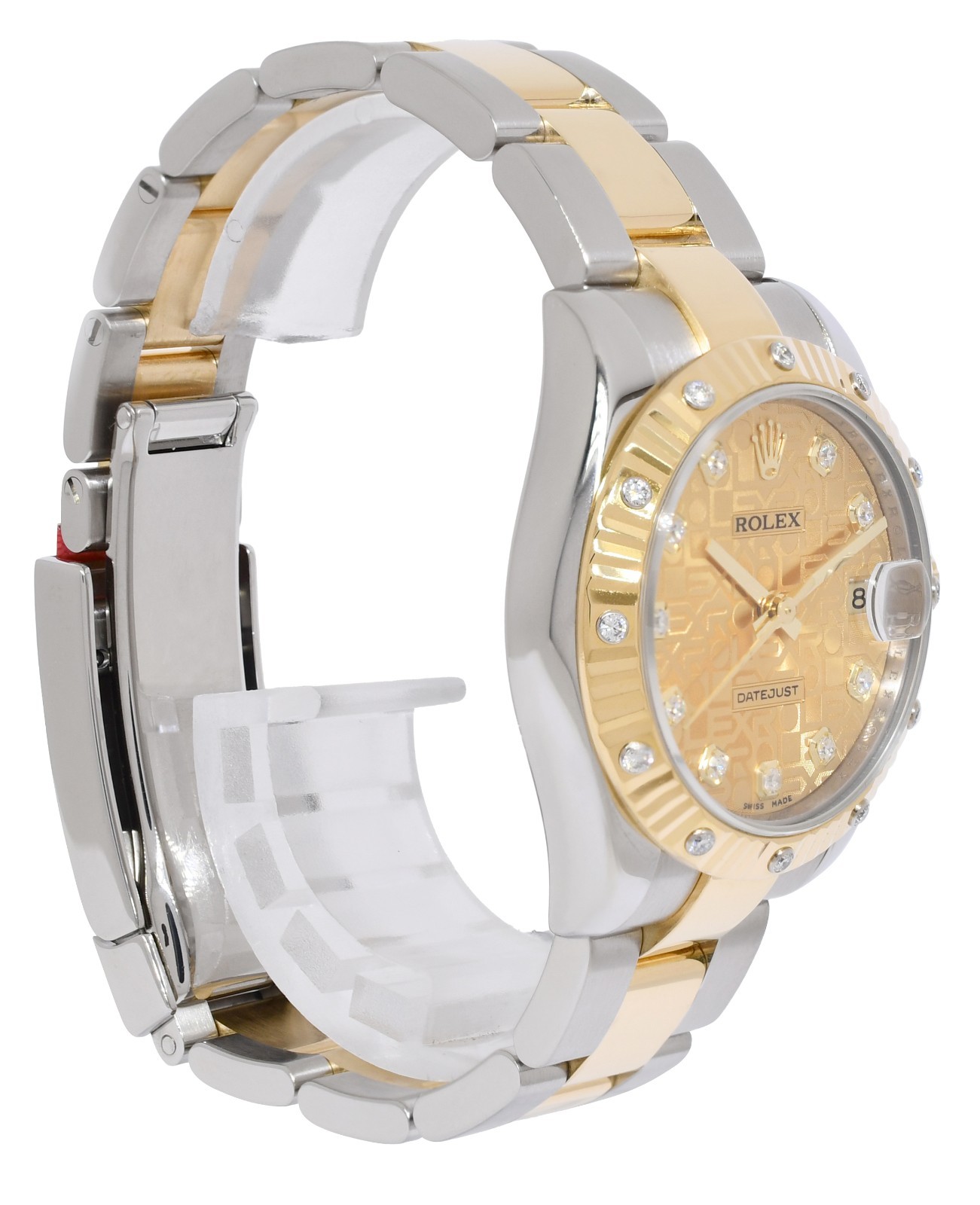 Rolex Datejust 18k Yellow Gold/Steel Jubilee Diamond 31mm Oyster Watch V 178313