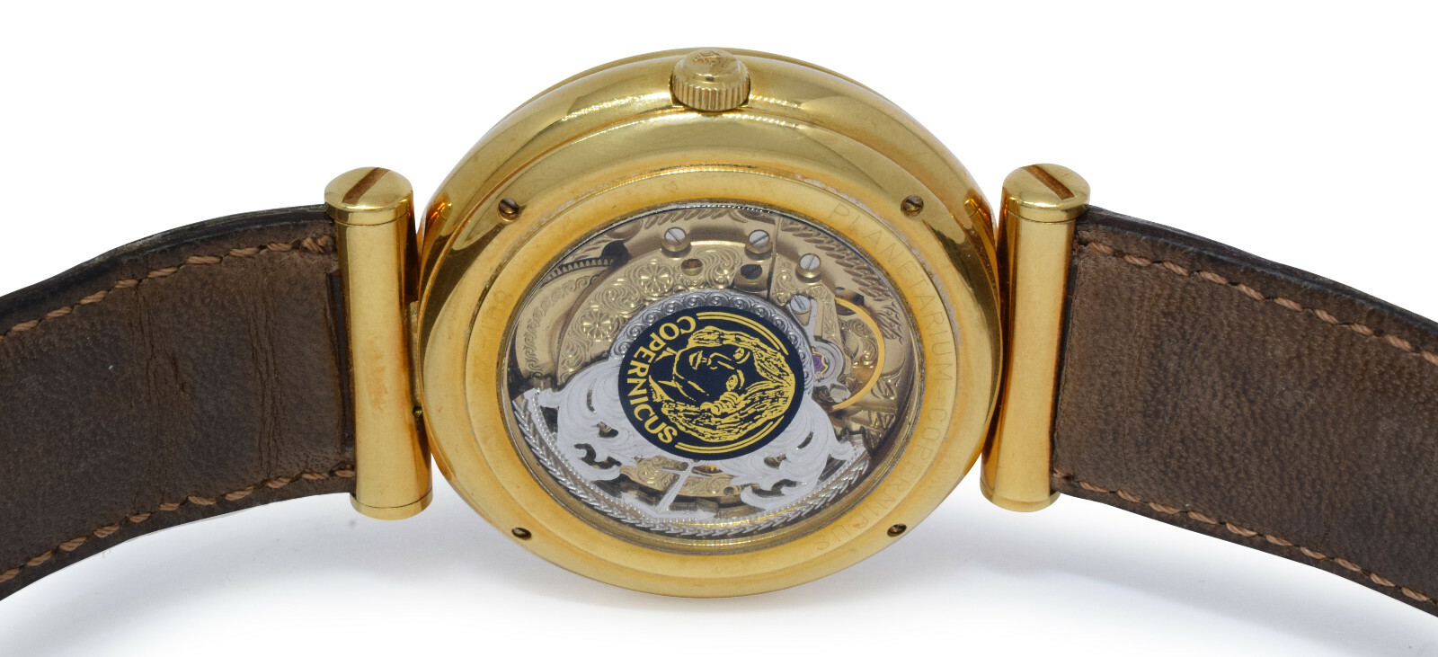 Ulysse Nardin Planeterium Copernicus 18k Yellow Gold Blue Dial 801-22