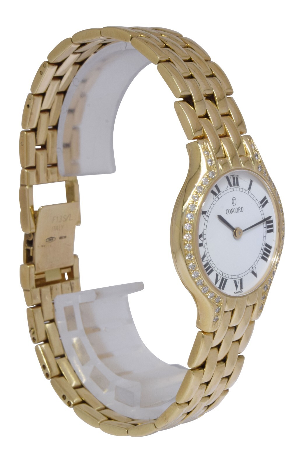 Concord Les Palais 14k Yellow Gold Diamond Ladies Quartz Watch B/P 29-62-266