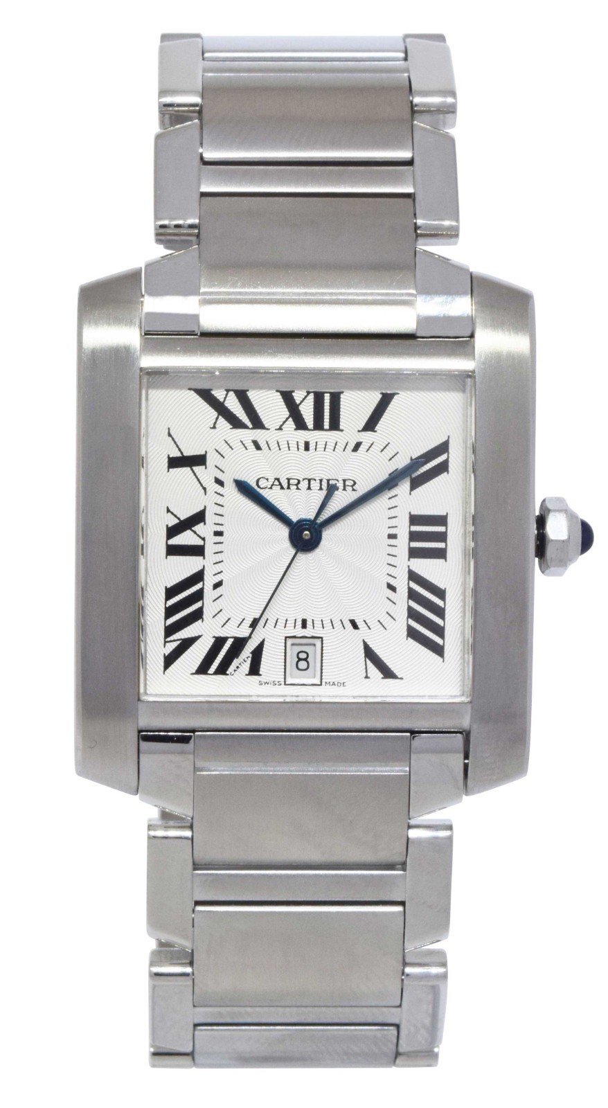 Cartier Tank Francaise Large Stainless Steel Automatic Watch 2302