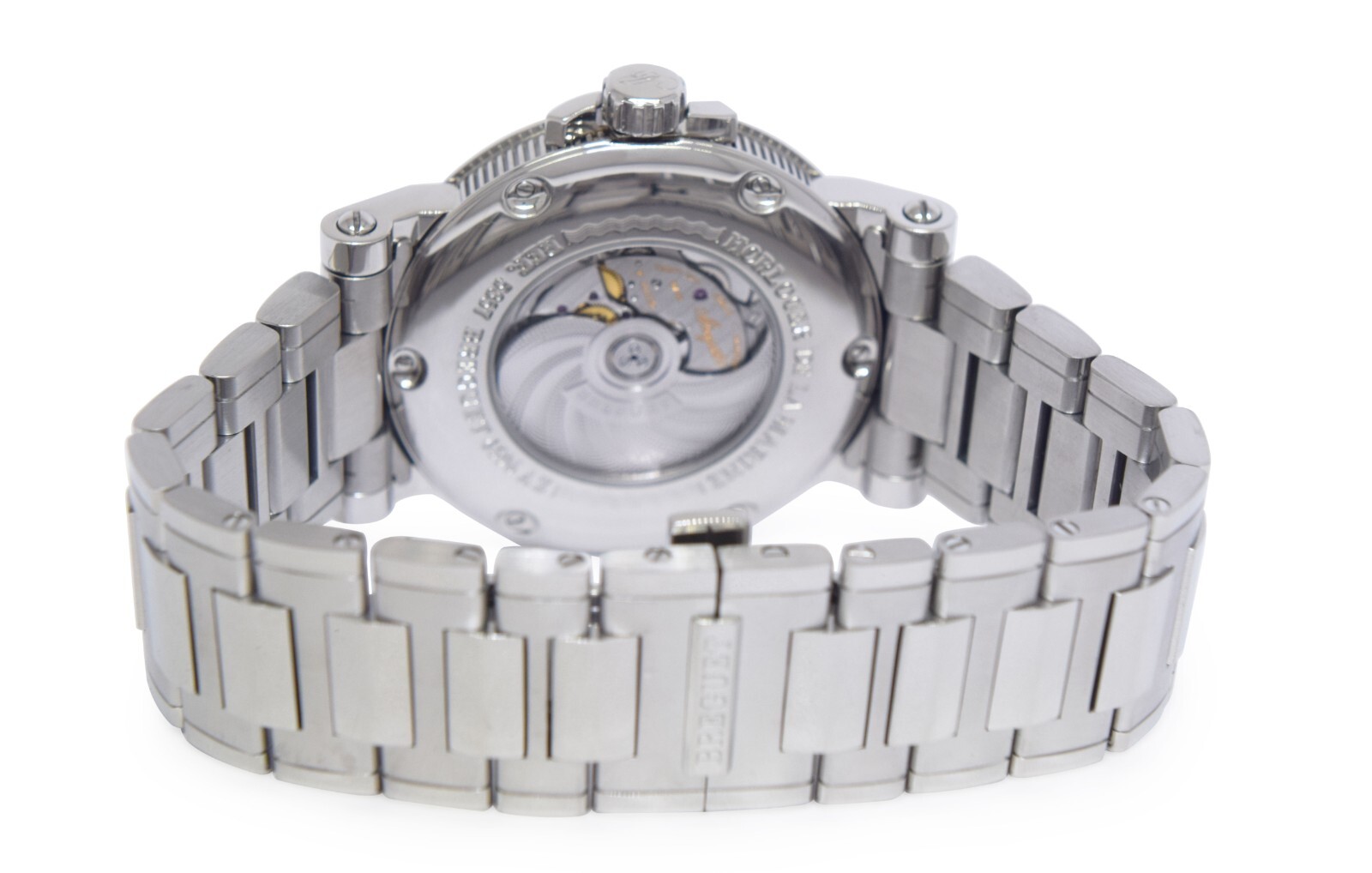 Breguet Marine Dual Time GMT Steel Mens 42mm Automatic Watch B/P '14 5857ST Breguet Marine Dual Time GMT Steel Mens 42mm Automatic Watch B/P '14 5857ST