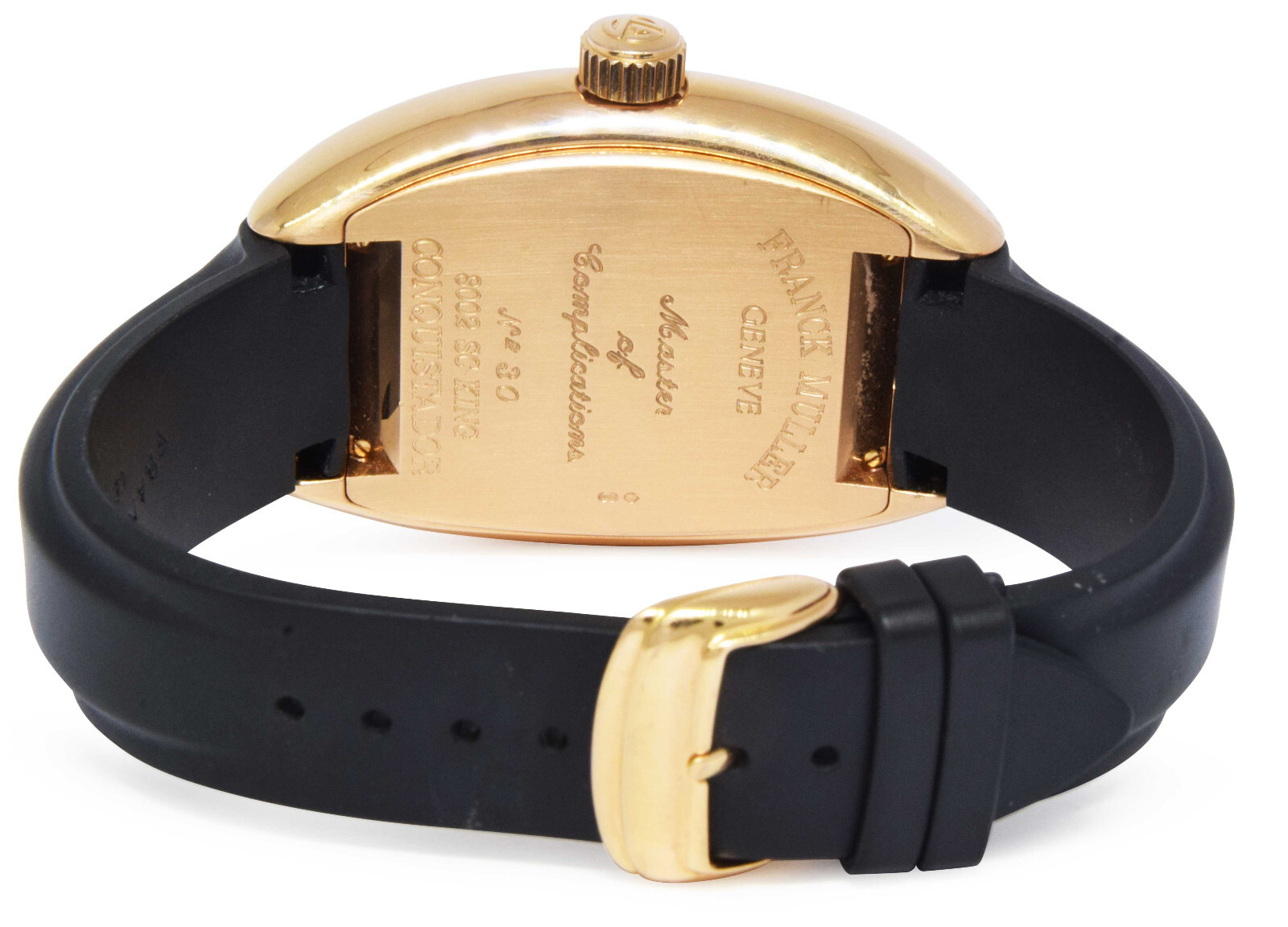 Franck Muller Conquistador KING 18k Rose Gold Mens 40mm Watch 8002 SC King