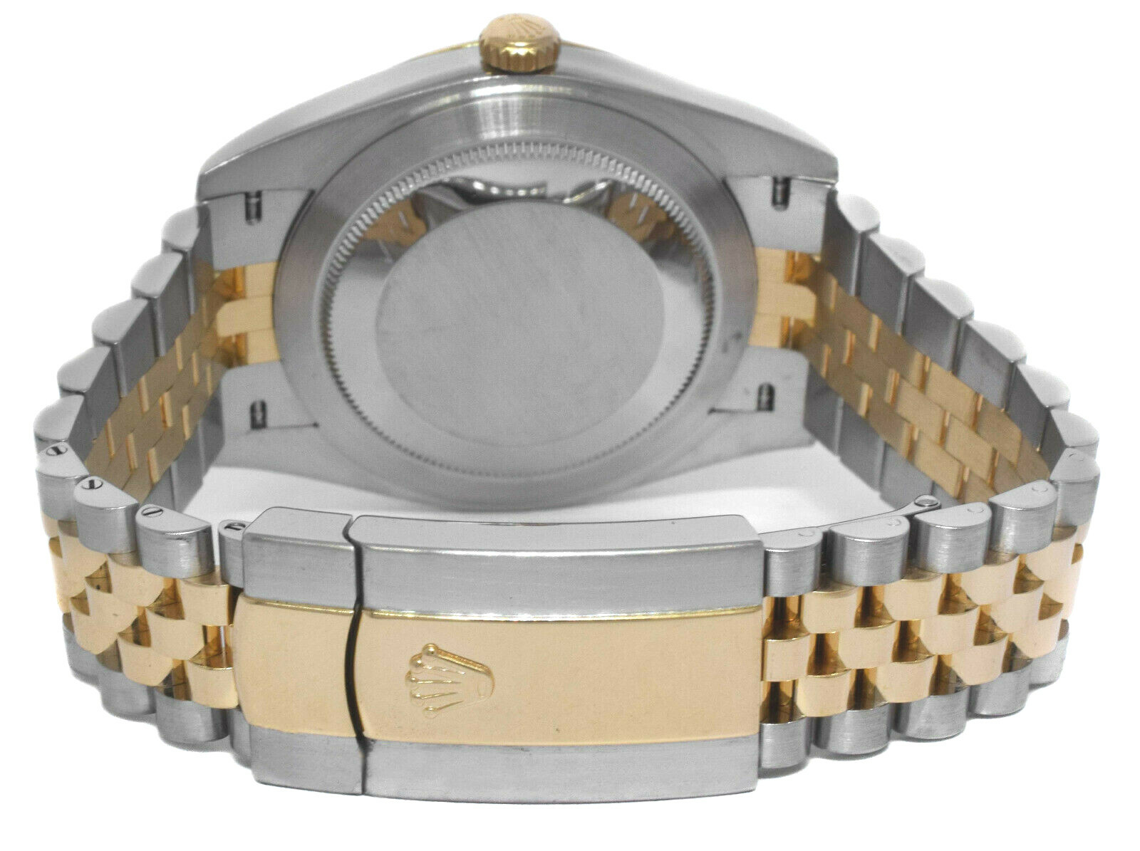 Rolex Datejust 41 Yellow Gold/Steel Champagne Diamond Dial Jubilee Watch 126333