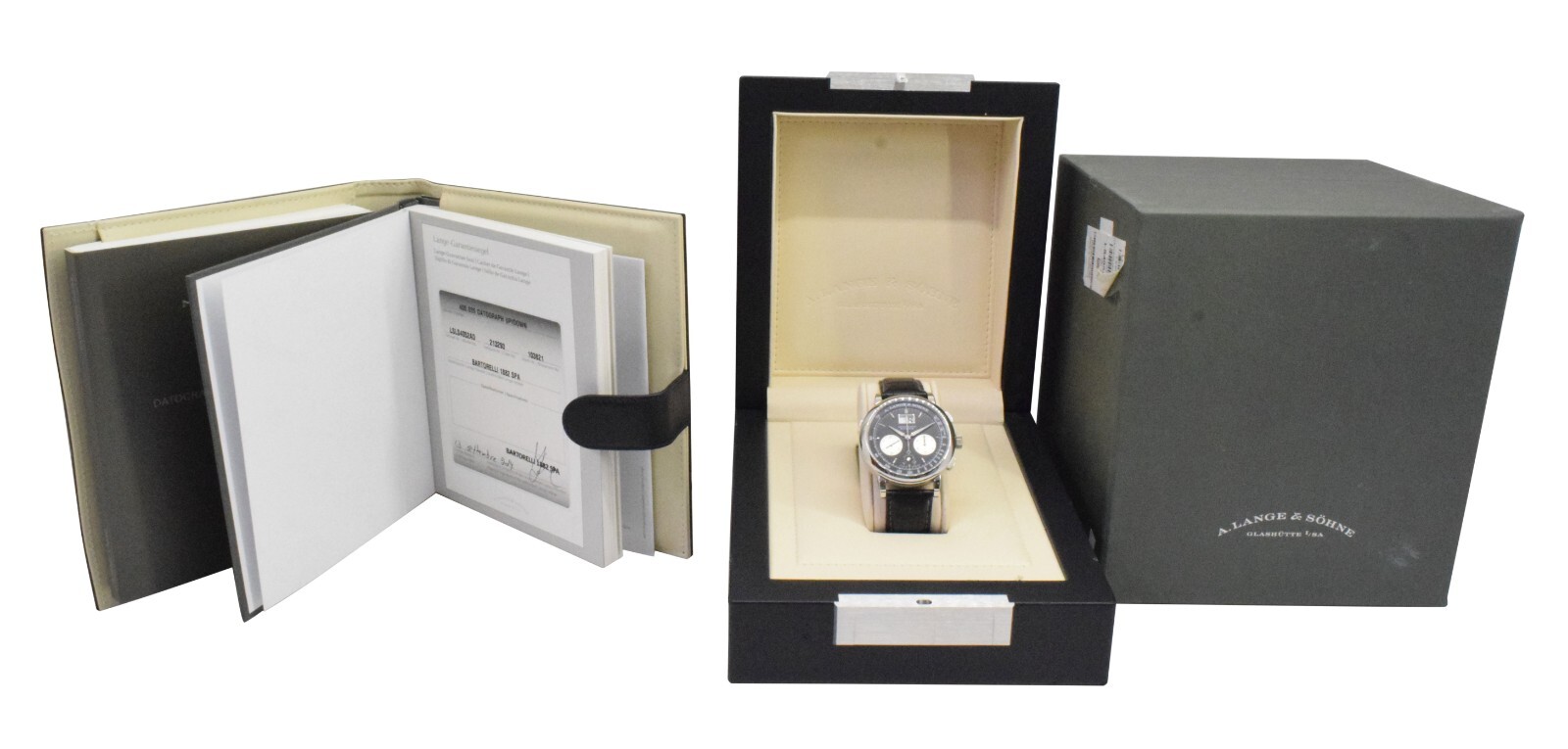A. Lange & Sohne Datograph Flyback Chronograph Platinum 41mm Watch B/P 405.035