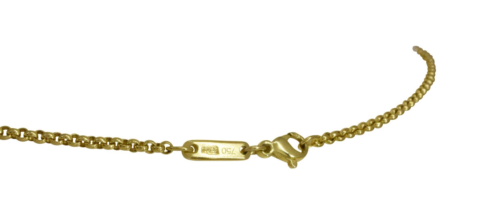 Chopard Happy Diamond Key Pendant 18k Yellow Gold 2mm Chain Necklace 16''