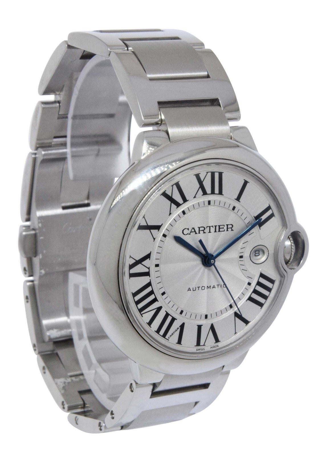 Cartier Ballon Bleu 42mm Steel Automatic Watch Box/Papers 2018 W69012Z4 3765