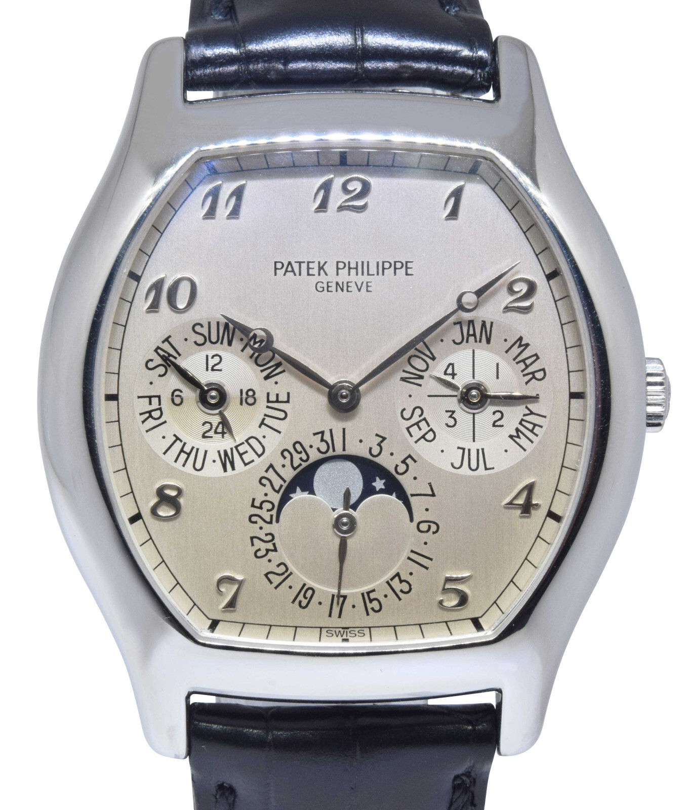 Patek Philippe Perpetual Calendar Complications Platinum Mens Watch B/P 5040P Patek Philippe Perpetual Calendar Complications Platinum Mens Watch B/P 5040P