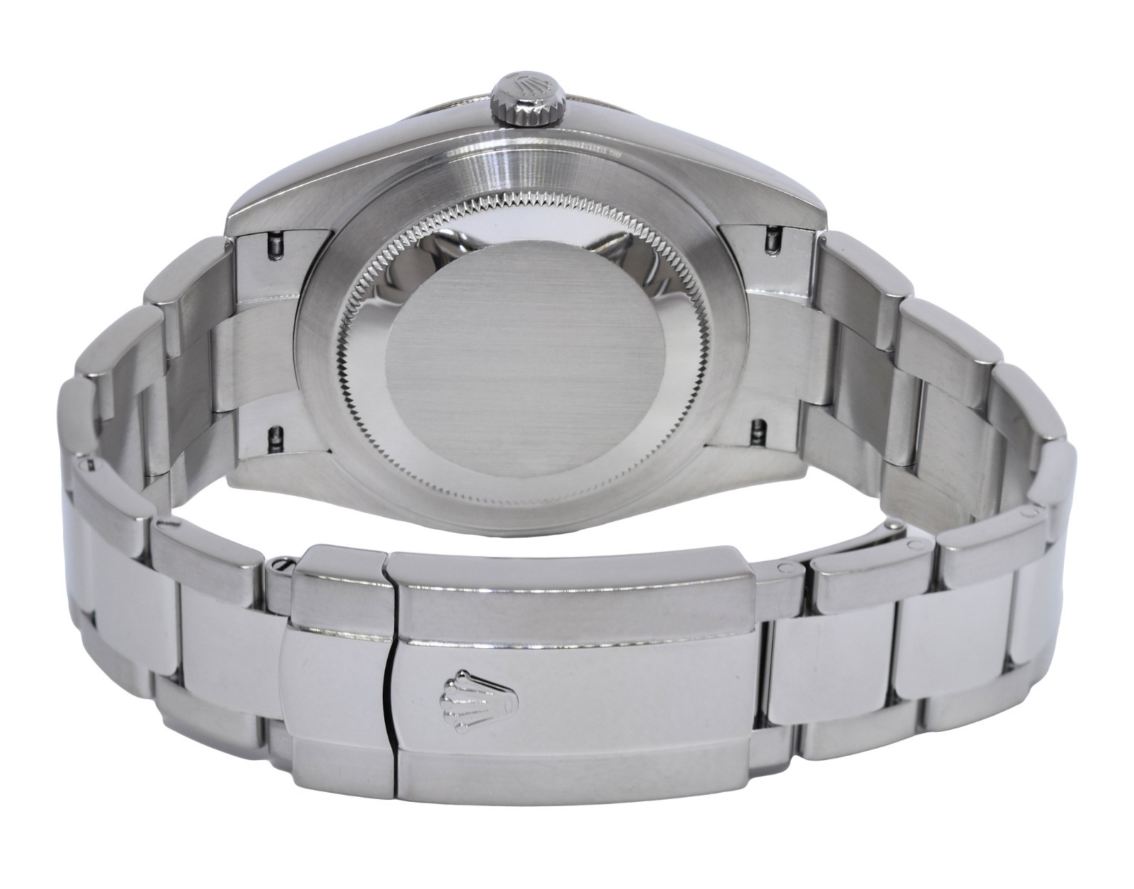 Rolex Datejust 41 Steel & 18k White Gold Wimbledon Dial Oyster Watch 126334