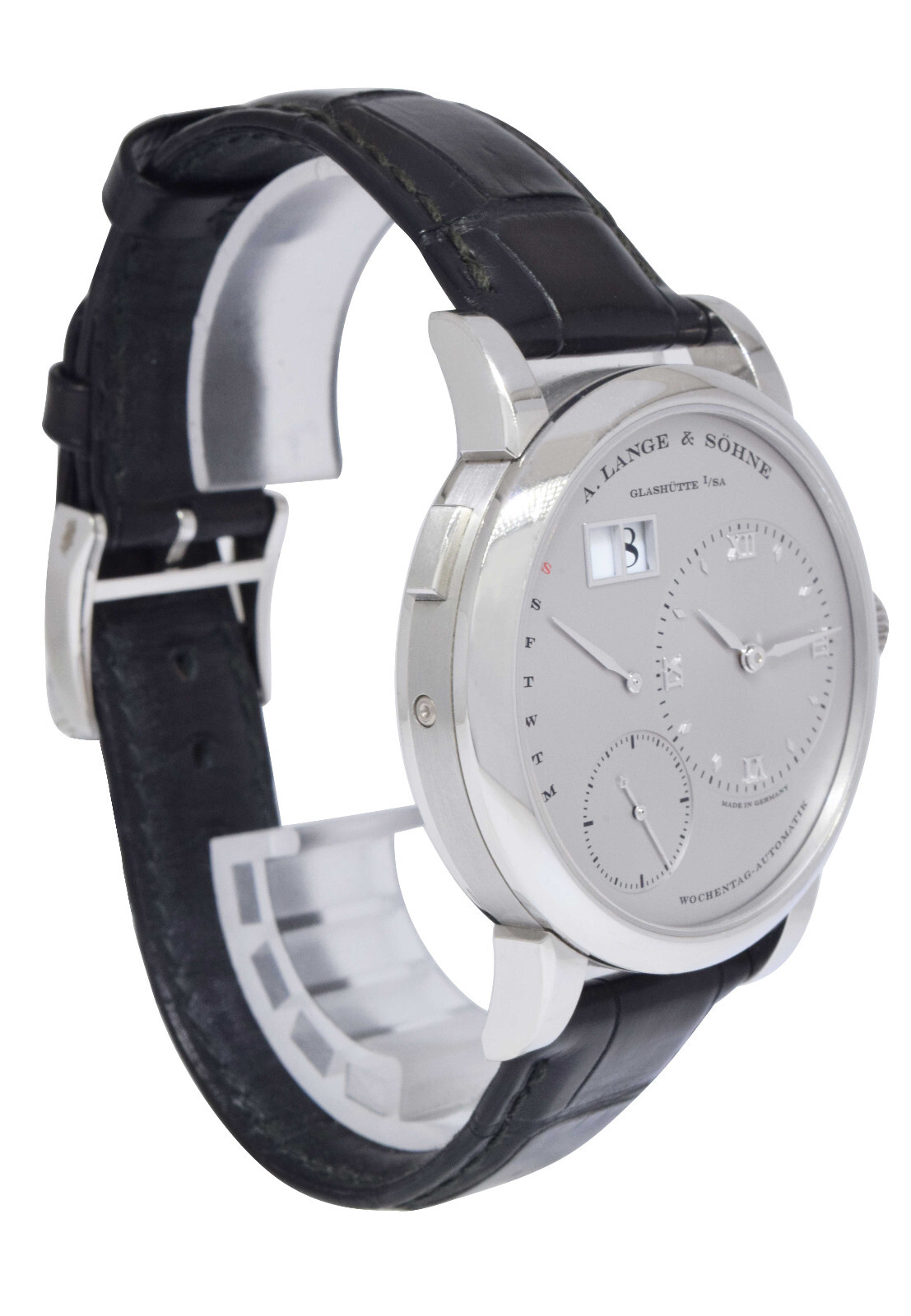 A. Lange & Sohne Lange 1 Daymatic Platinum Watch Box/Papers 320.025