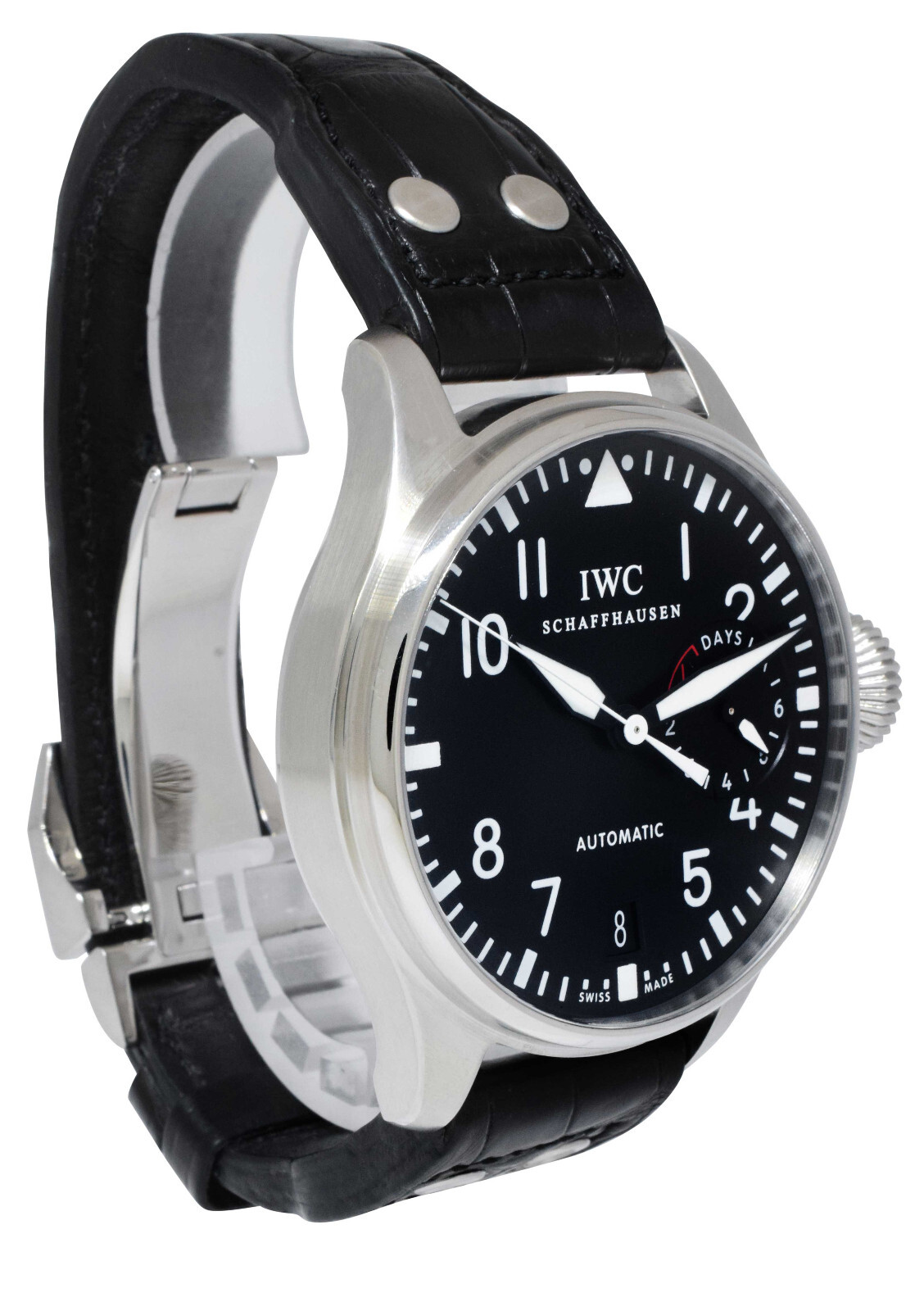 IWC Big Pilot 5004 Steel 7 Day Power Reserve Mens 46mm Automatic Watch IW500401
