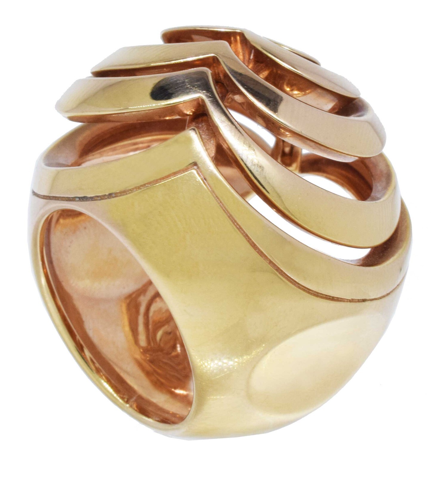 Chopard Anello Xtravaganza 18K Heart Ring Size 6 826979-5110
