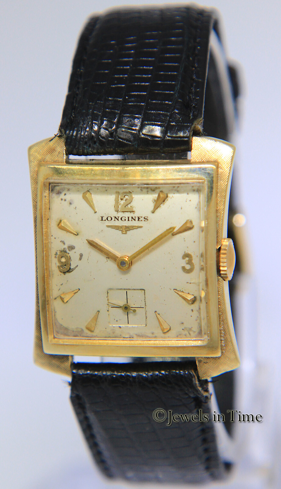 Longines Vintage 14k Yellow Gold Fancy Dress Mens Manual Wind Watch Longines Vintage 14k Yellow Gold Fancy Dress Mens Manual Wind Watch