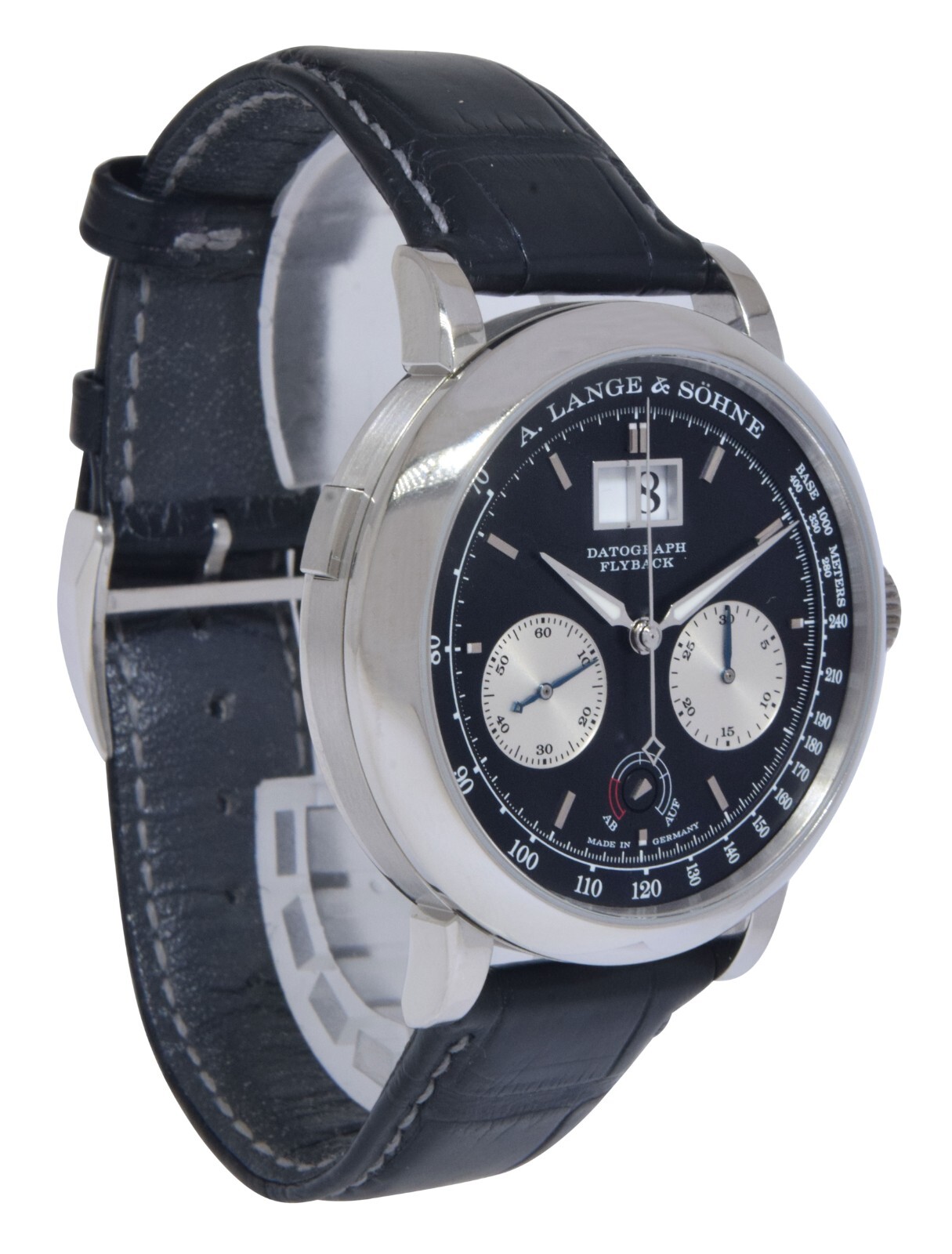 A. Lange & Sohne Datograph Flyback Chronograph Platinum 41mm Watch B/P 405.035