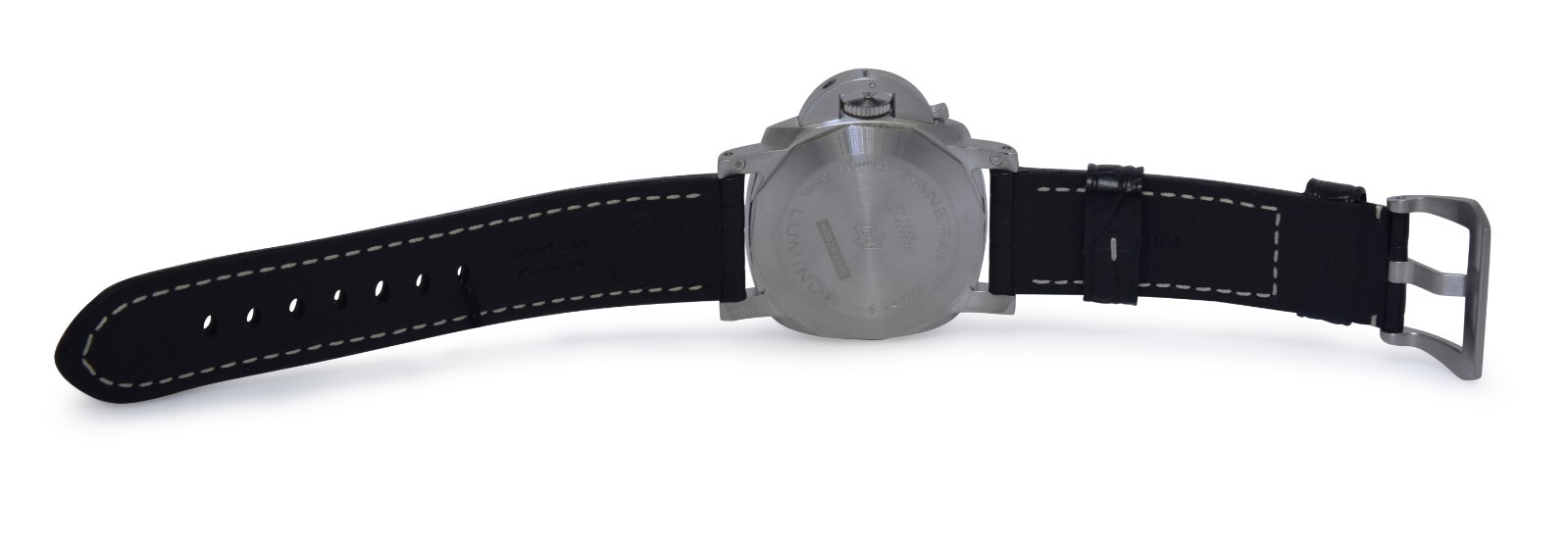 Panerai Luminor Marina PAM 1312 Steel Black Dial Mens 44mm Watch B/P PAM01312