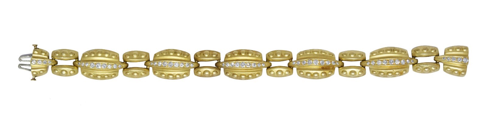 18K Yellow Gold Raafty Diamond Bracelet