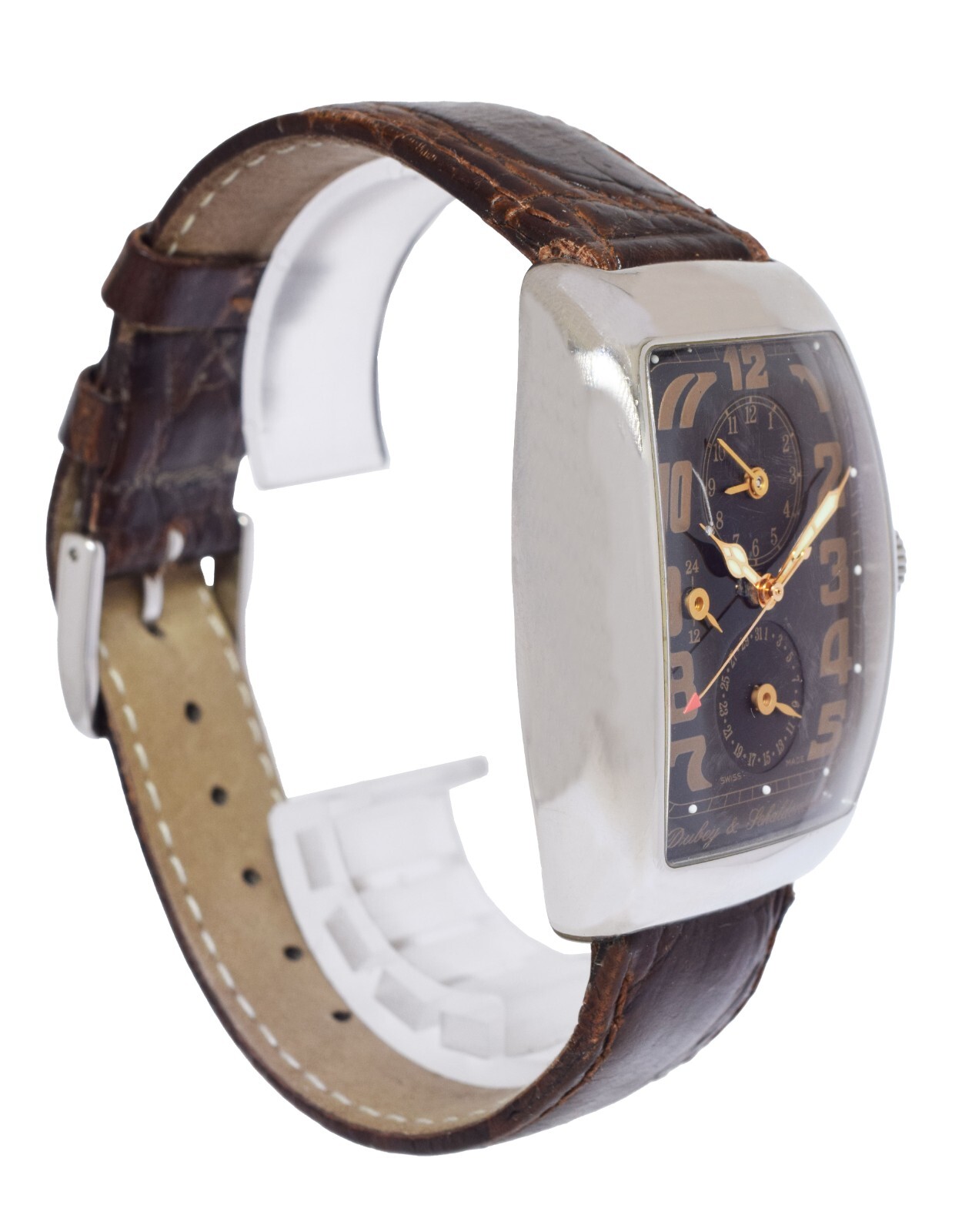Dubey & Schaldenbrand Aerodyn Duo Steel Automatic Mens Watch Box/Papers