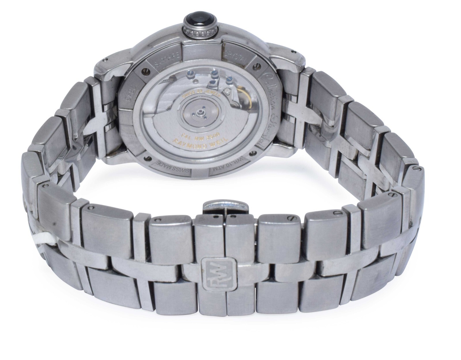 Raymond Weil Parsifal Steel Black Dial Mens 40mm Automatic Watch 2843-ST-00207