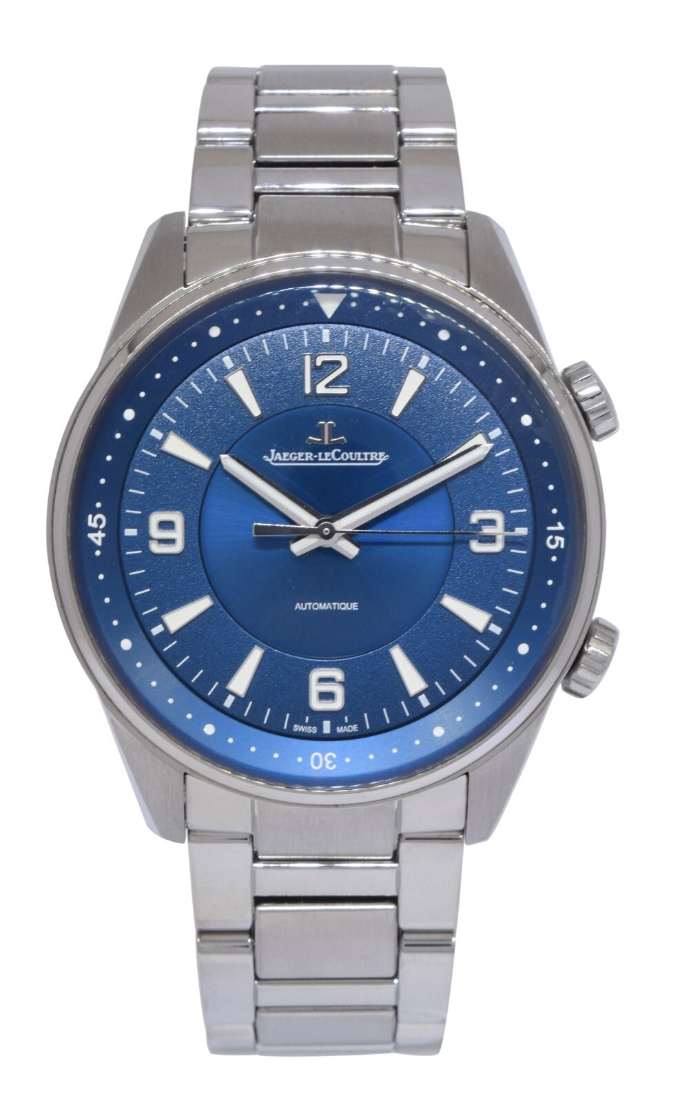 Jaeger LeCoultre Polaris Steel Blue Dial Mens 41mm Watch B/P Q9008180 841.8.37.S