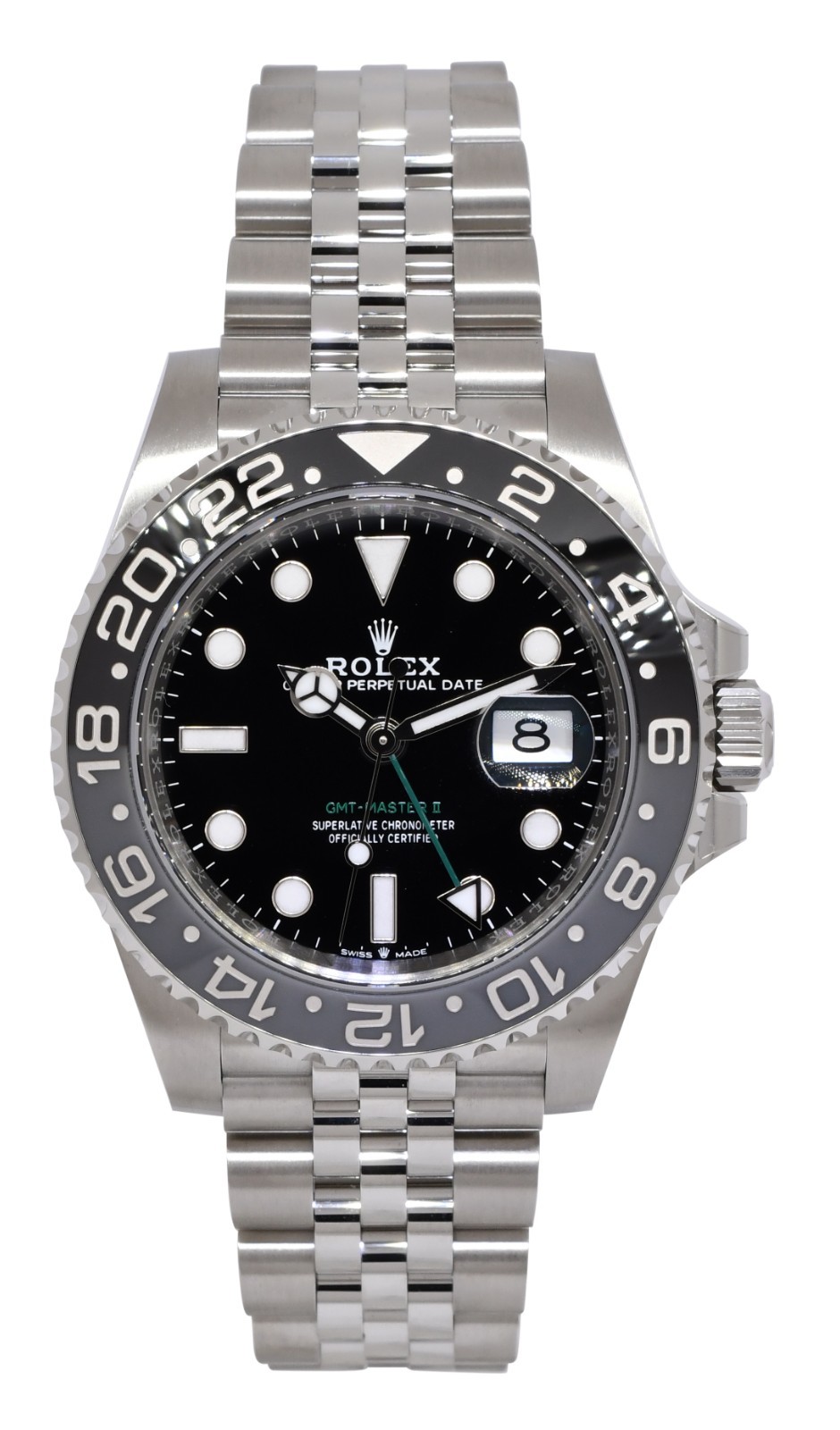 Rolex GMT-Master II Steel Black/Grey Ceramic Jubilee Watch B/P '26 126710GRNR