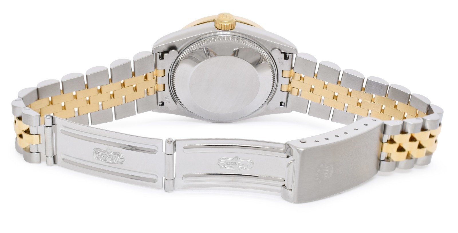 Rolex Datejust 18k Yellow Gold/Steel MOP Diamond Dial/Bezel 31mm Watch S 68273