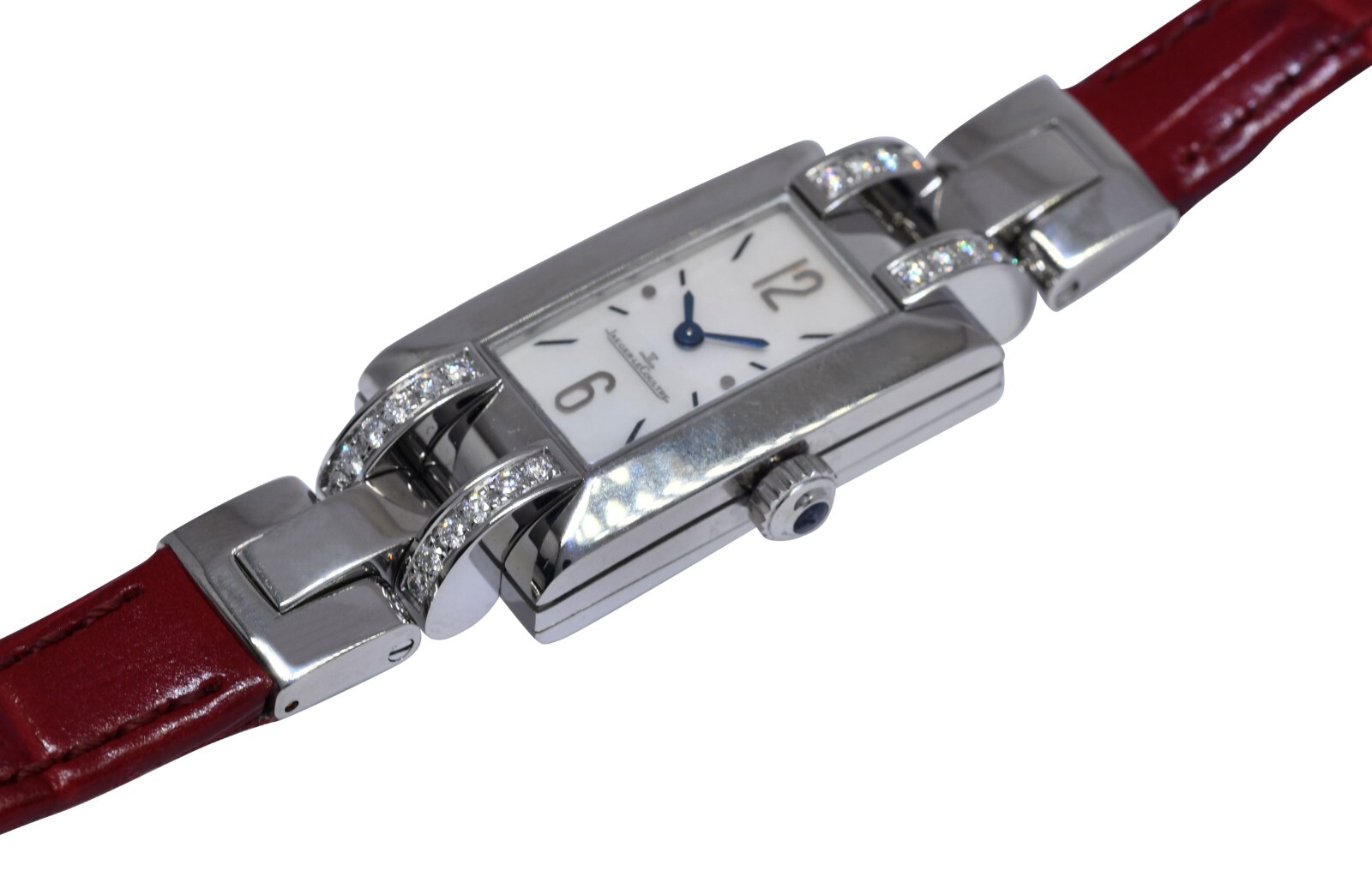 Jaeger LeCoultre Ideale Steel MOP Diamond Ladies Quartz Watch Q4608421 460.8.08