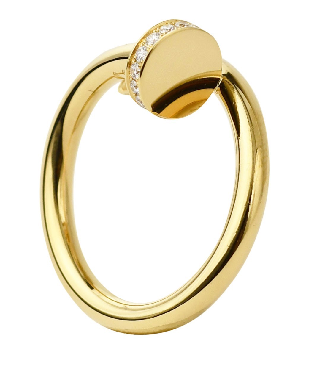 Cartier Juste Un Clou Ring 18k Yellow Gold Diamond Nail Size 52 B/P '22 B4216952 Cartier Juste Un Clou Ring 18k Yellow Gold Diamond Nail Size 52 B/P '22 B4216952