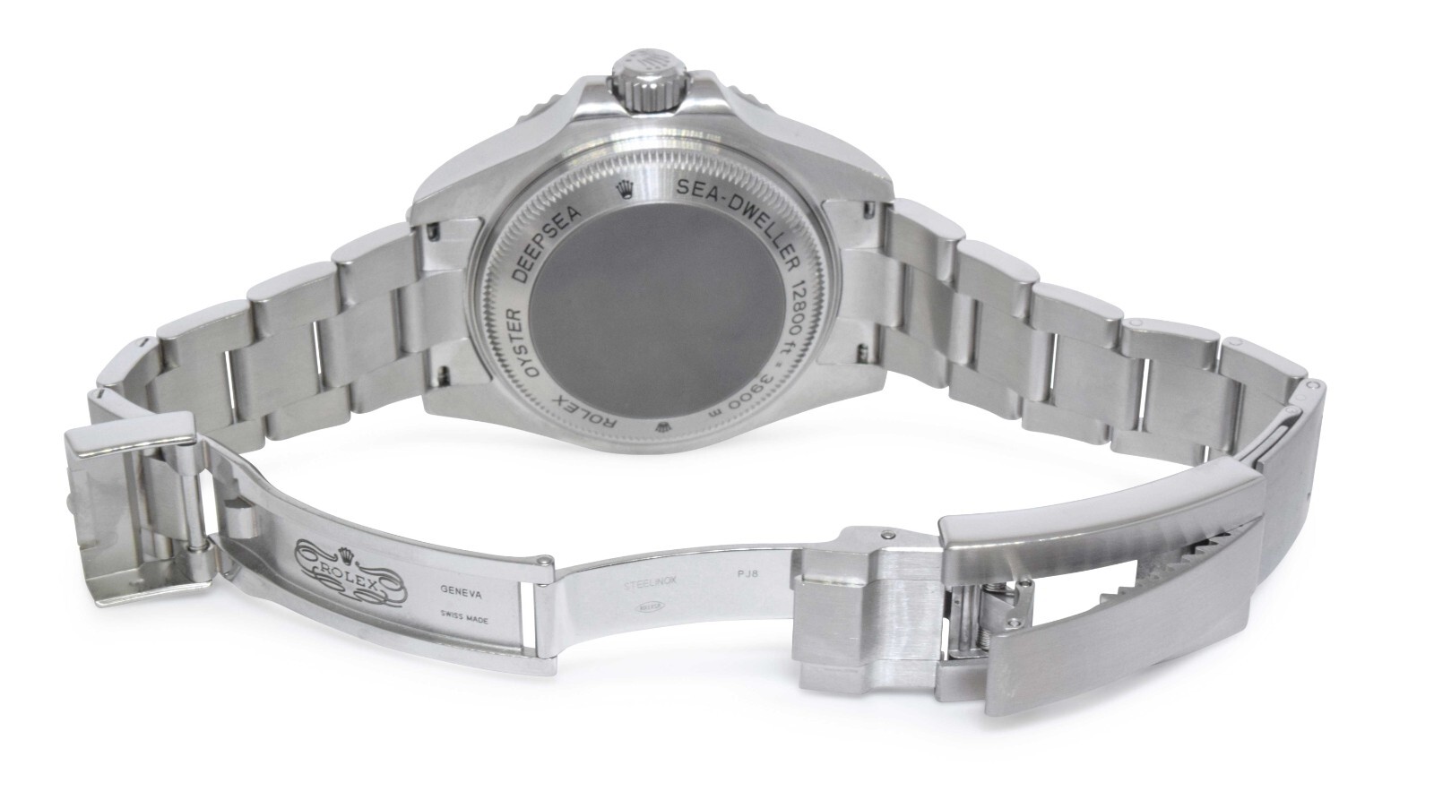 Rolex Sea-Dweller Deepsea 44 Steel & Ceramic Black Mens Dive Watch B/P V 116660