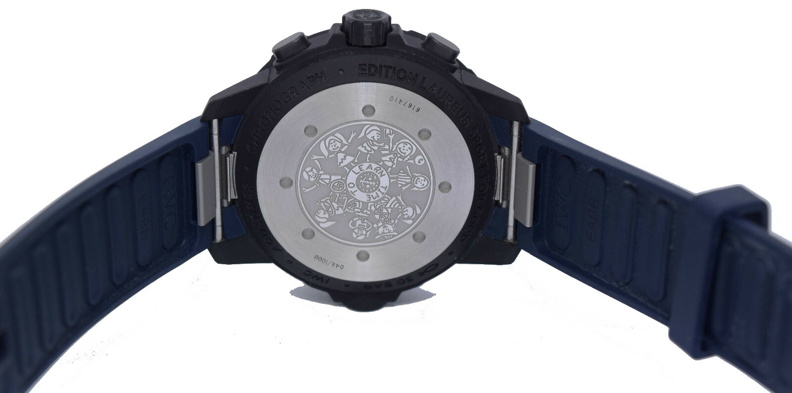 IWC Aquatimer Chronograph Edition Laureus Sport For Good Blue Dial B/P IW379507