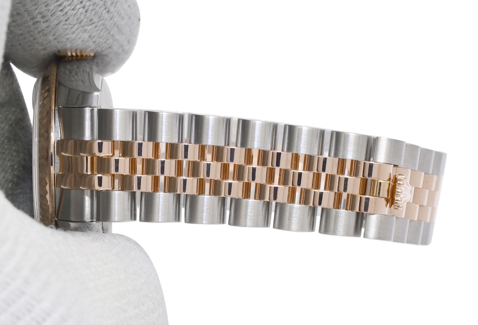 Rolex Datejust 18k Rose Gold/Steel MOP Diamond Dial Ladies 31mm Watch 178271