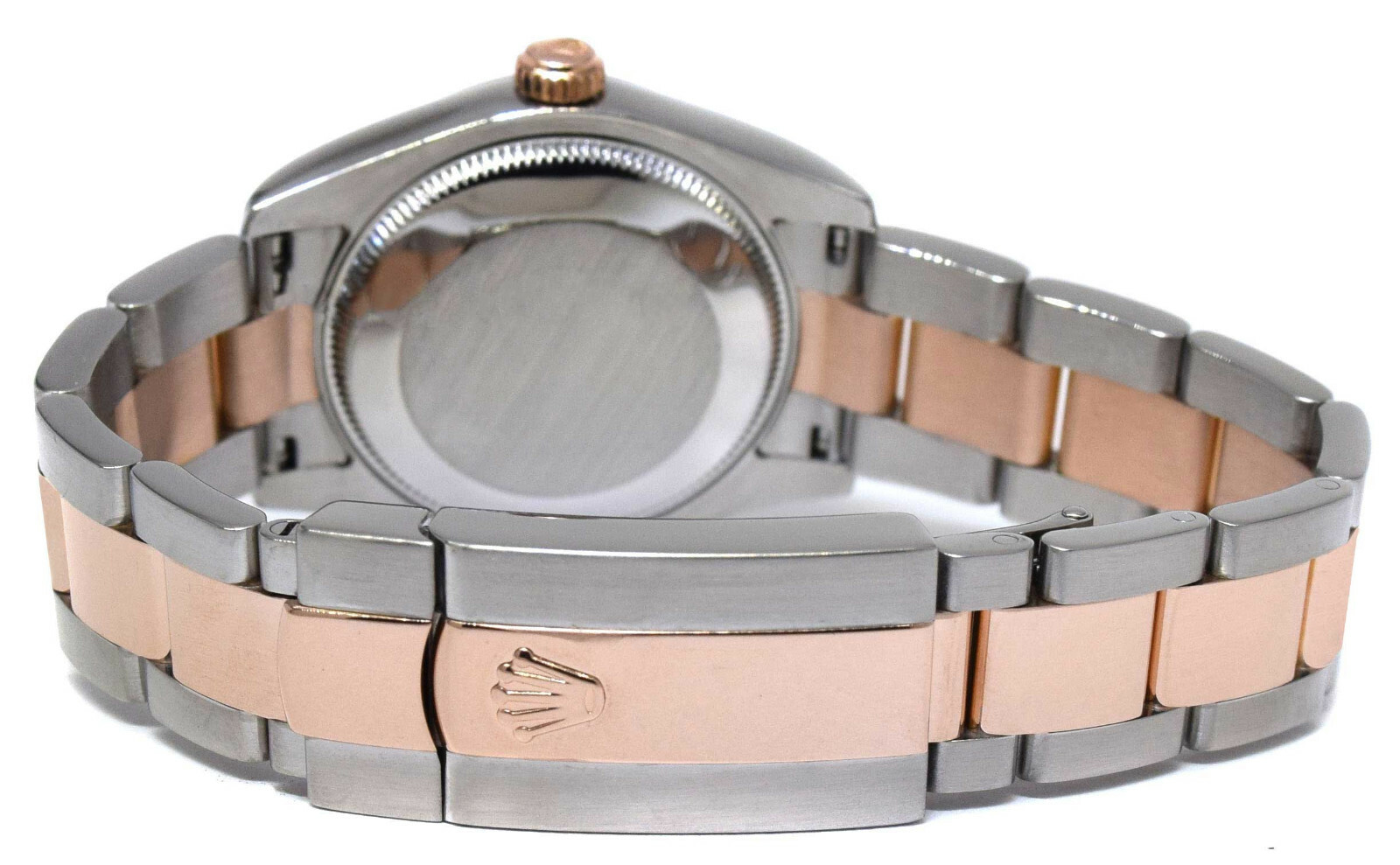 Rolex Datejust 31 18k Rose Gold/Steel Ladies Watch Pink Roman Dial 178241