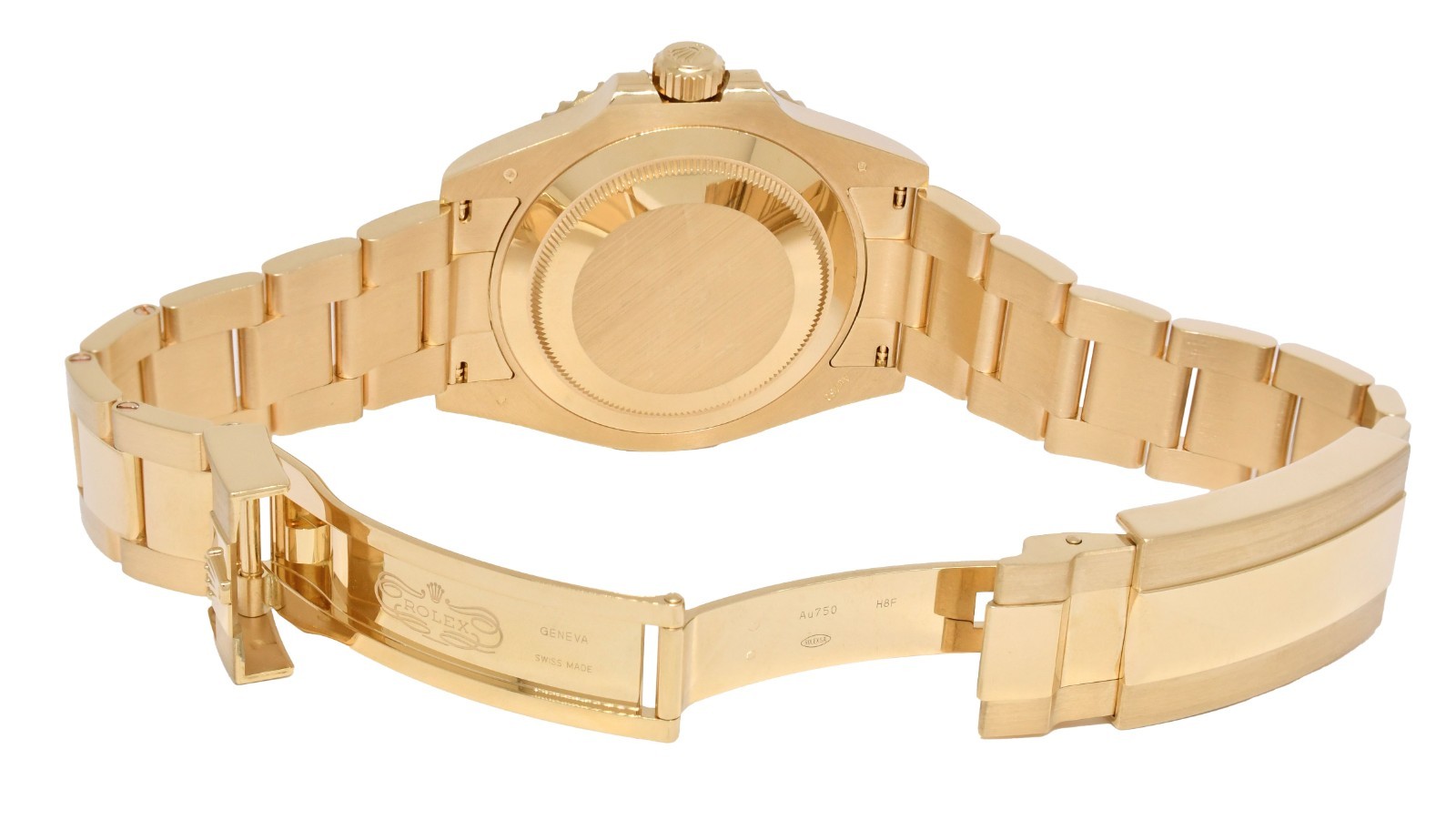 Rolex Submariner Date 18k Yellow Gold Blue Ceramic 41mm Watch B/P '23 126618 LB