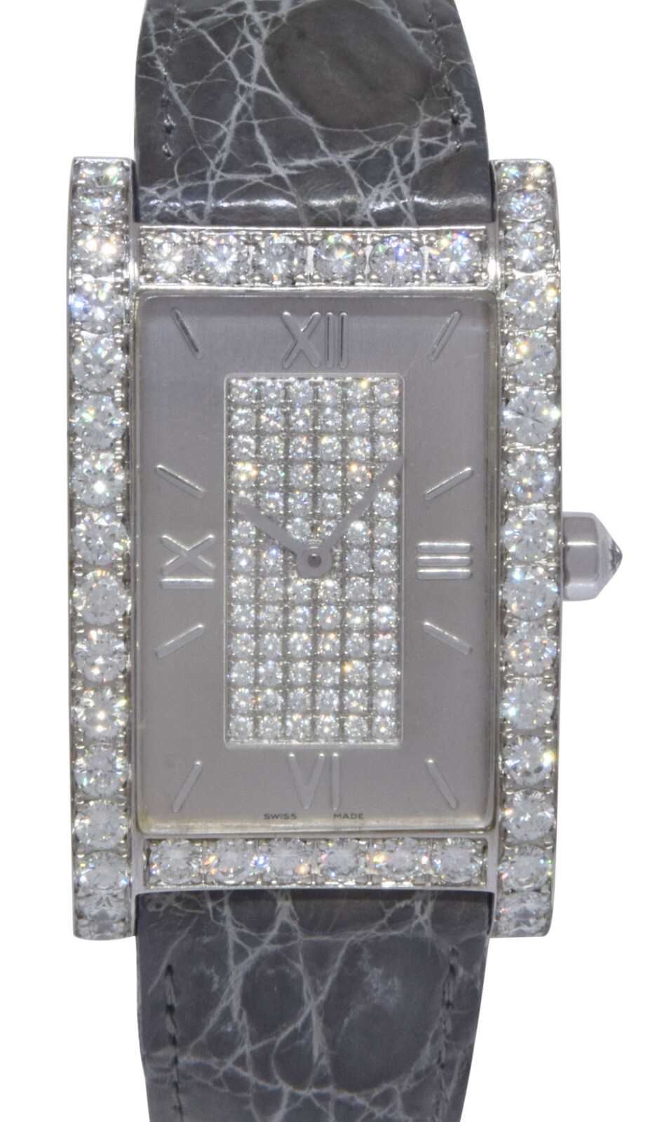 Graff G XXVIII 18k White Gold & Diamond Dial Bezel Ladies Quartz Watch Graff G XXVIII 18k White Gold & Diamond Dial Bezel Ladies Quartz Watch