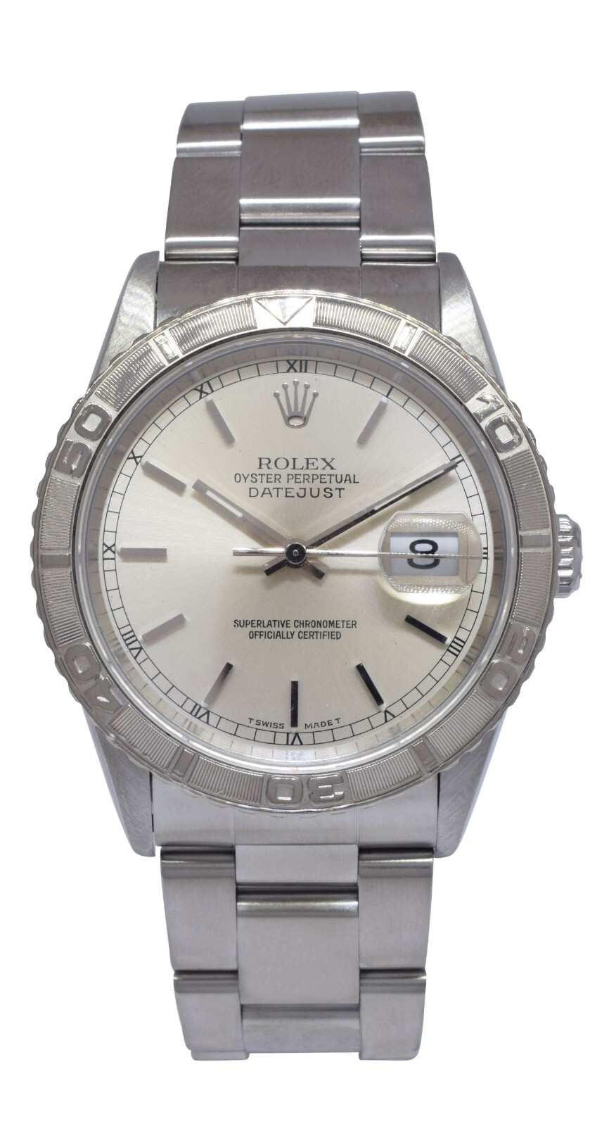 Rolex Datejust Thunderbird Turnograph Steel Mens 36mm Watch W 16264 Rolex Datejust Thunderbird Turnograph Steel Mens 36mm Watch W 16264