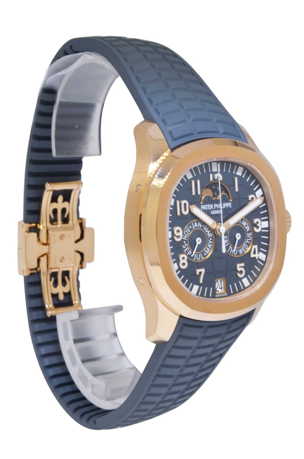 NEW Patek Aquanaut Annual Calendar 18k Rose Gold Watch B/P '23 5261R
