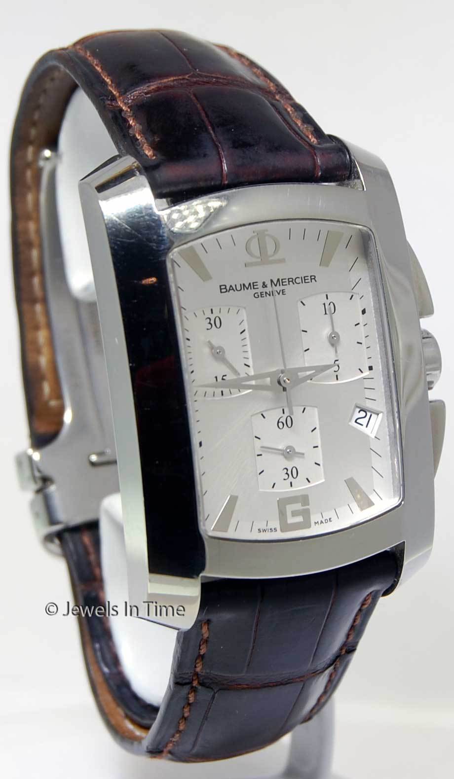 Baume & Mercier Milleis 8445 XL Chronograph Steel Watch Box & Papers