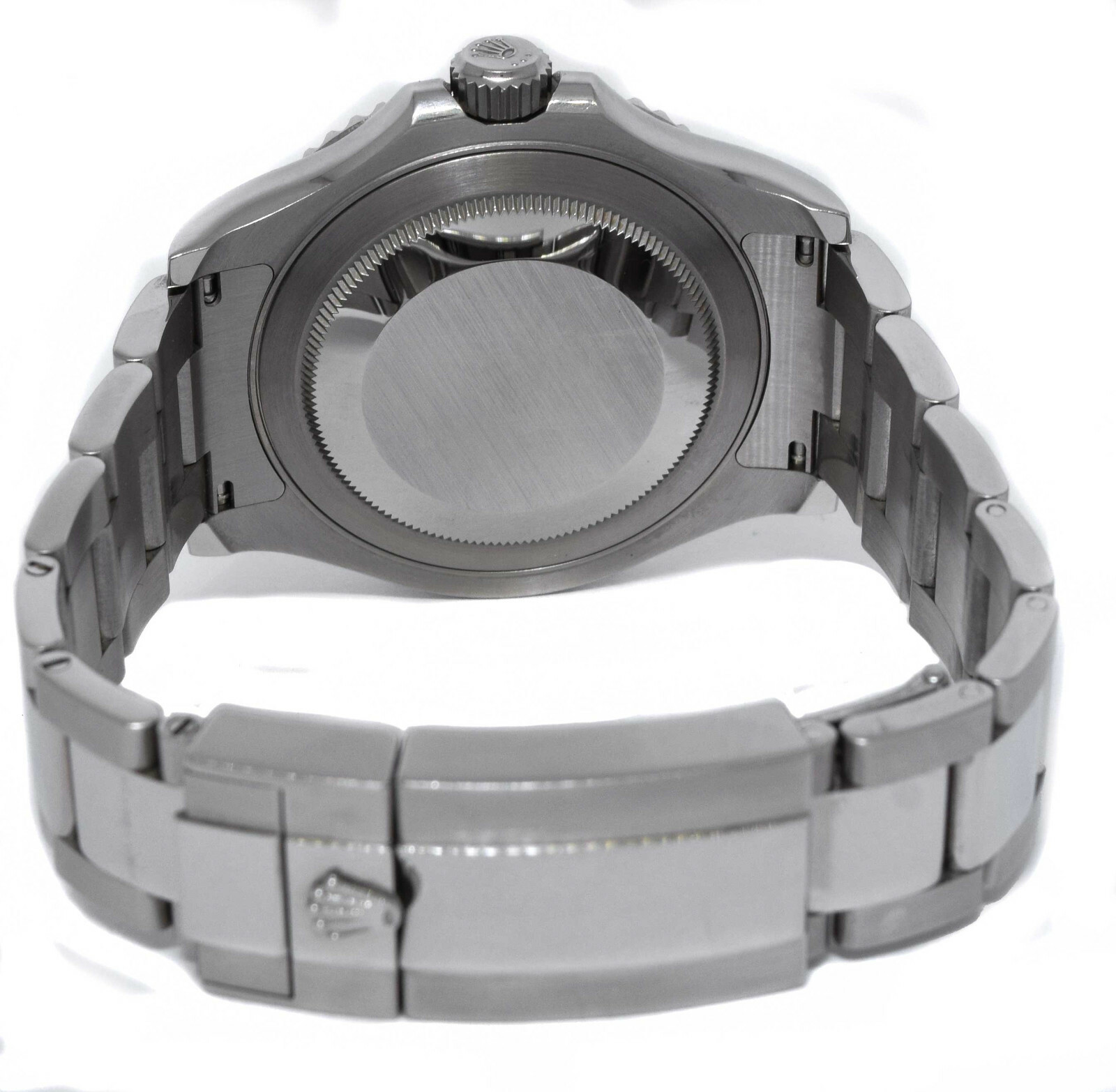 Rolex Yacht-Master 40 Steel & Platinum Rhodium Dial Mens Watch 116622