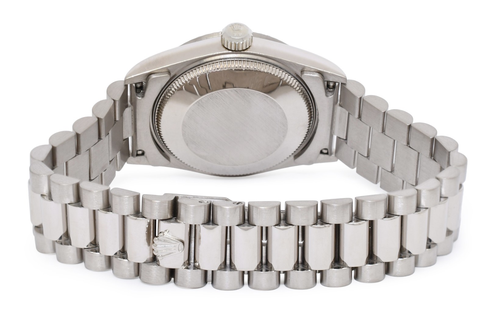 Rolex Datejust President 18k White Gold MOP Diamond Dial 31mm Watch L 68279