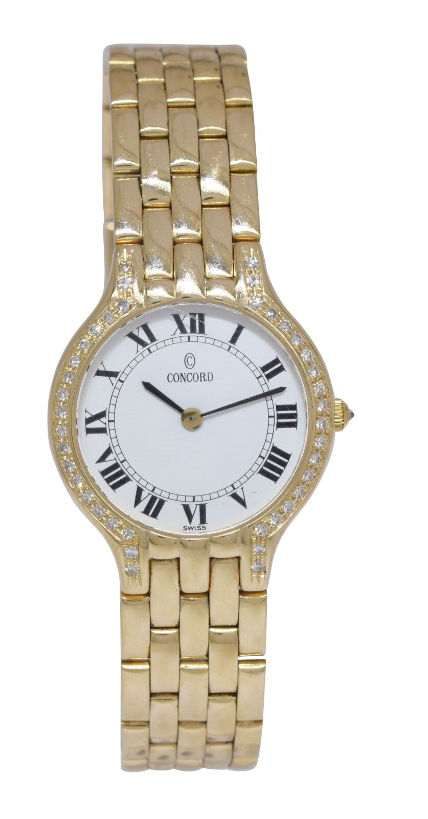 Concord Les Palais 14k Yellow Gold Diamond Ladies Quartz Watch B/P 29-62-266