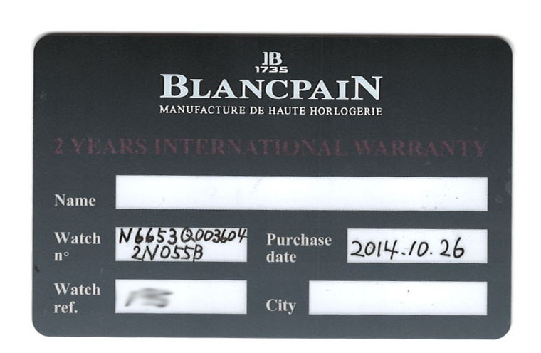Blancpain Villeret Ultra Slim Rose Gold Retrograde Watch +Card 6653Q-3642-55B