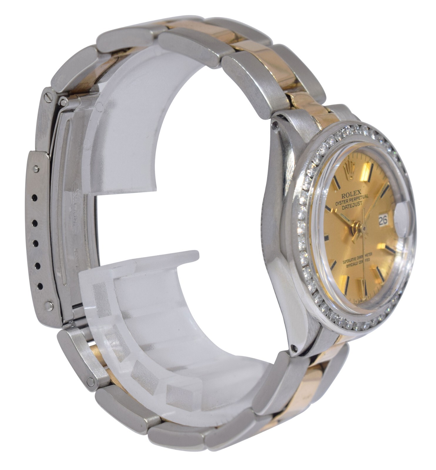 Rolex Vintage Datejust Yellow Gold/Steel Diamond Bezel Ladies 26mm Watch 6517 Rolex Vintage Datejust Yellow Gold/Steel Diamond Bezel Ladies 26mm Watch 6517