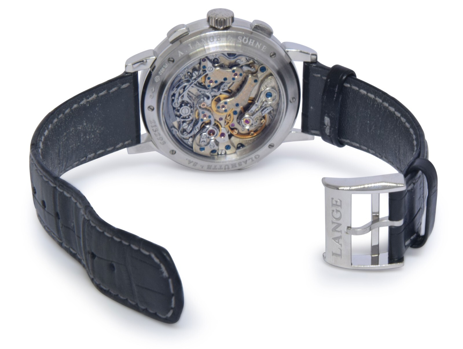 A. Lange & Sohne Datograph Flyback Chronograph Platinum 41mm Watch B/P 405.035