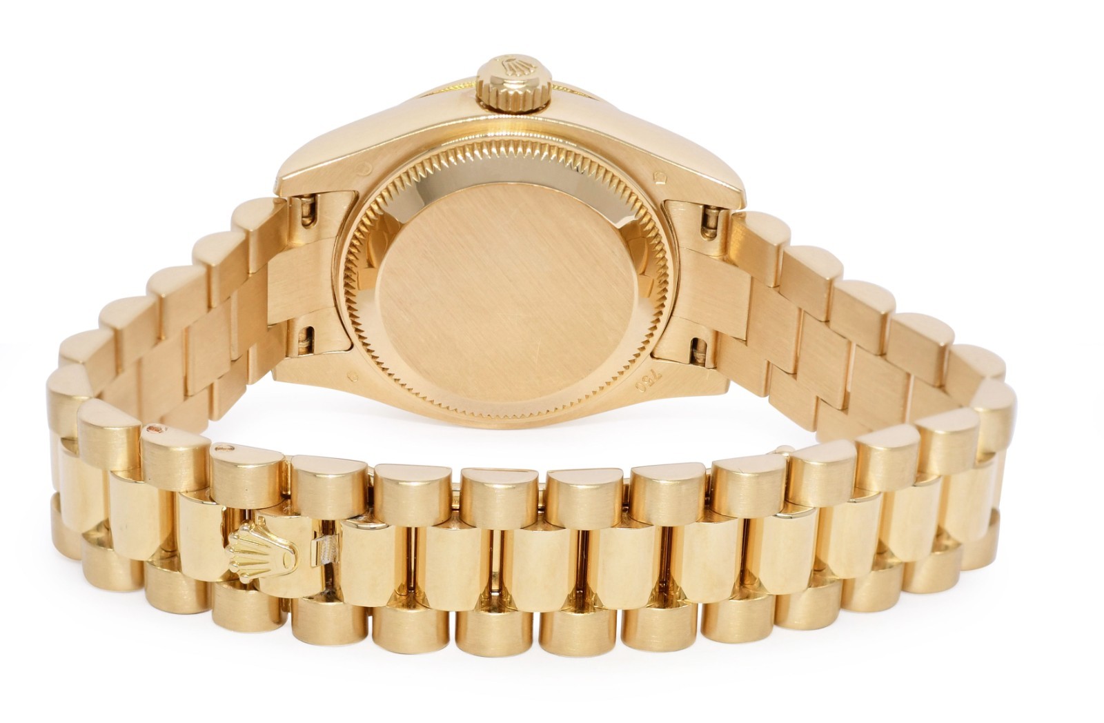 Rolex Datejust President 18k Yellow Gold Champagne Diamond 26mm Watch Z 179158