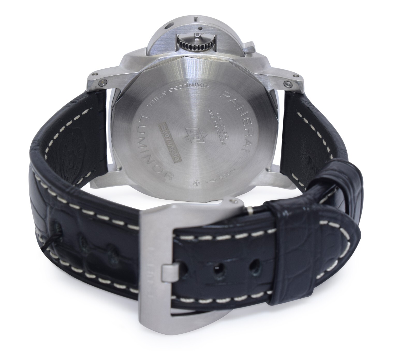Panerai Luminor Marina PAM 1312 Steel Black Dial Mens 44mm Watch B/P PAM01312