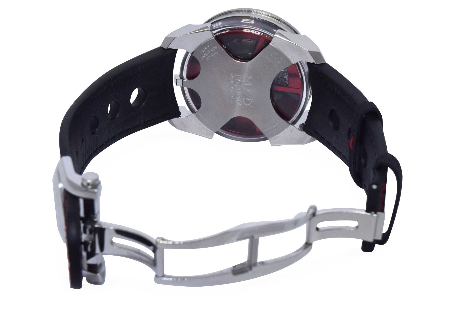 M.A.D. 1 RED by MB&F Steel Mens 42mm Automatic Watch B/P '21 MAD 1 EDITION