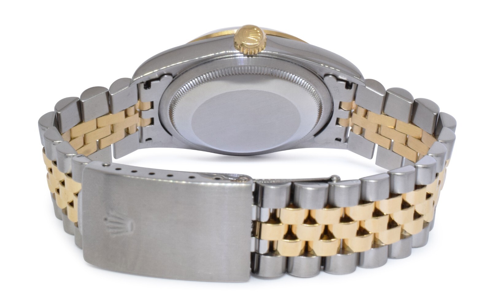 Rolex Datejust 18k Yellow Gold/Steel Silver Jubilee Dial Mens 36mm Watch U 16203 Rolex Datejust 18k Yellow Gold/Steel Silver Jubilee Dial Mens 36mm Watch U 16203